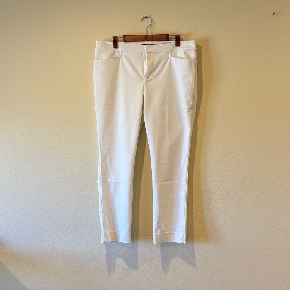 Chaps Women's White Pants